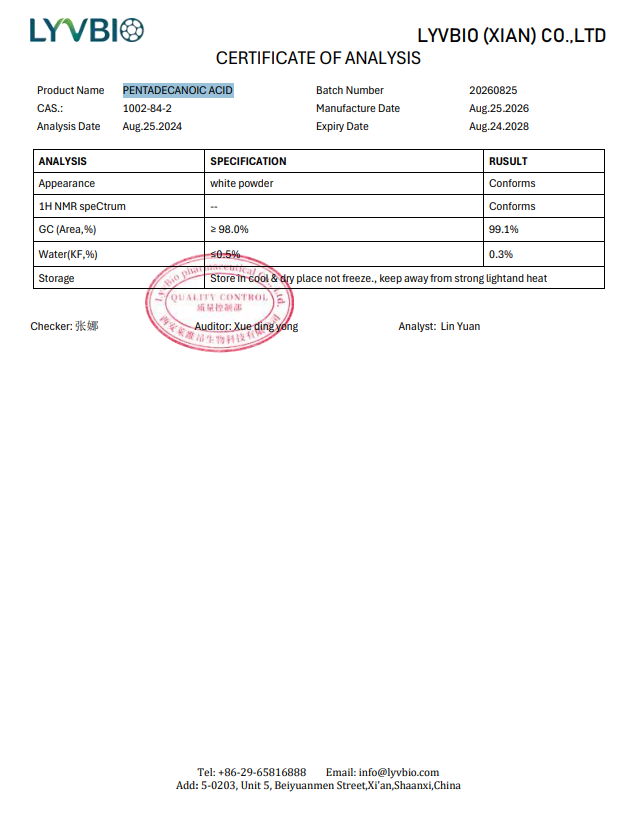 buy Pentadecanoic Acid buy Pentadecanoic Acid