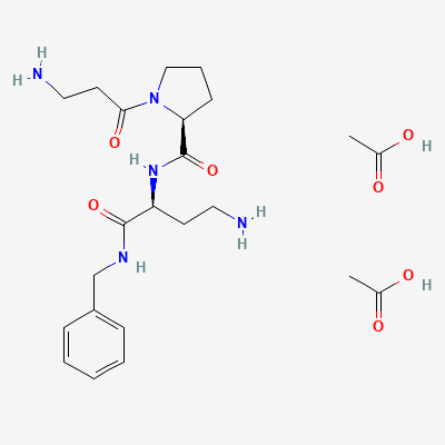 Dipeptide Diaminobutyroyl Benzylamide Diacetate Structure
