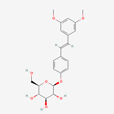 buy Pterostilbene 4′-O-beta-D-glucoside Pterostilbene 4'-O-beta-D-glucoside Structure