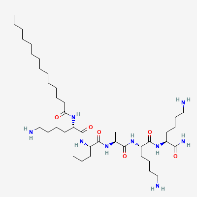 Myristoyl Pentapeptide-17 Structure