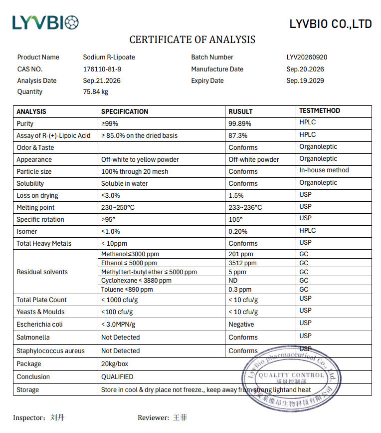 buy NA-R-ALA-Sodium (R)-alpha-lipoate