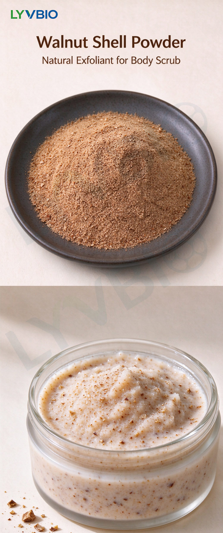 buy INCI Walnut Shell Cosmetic Grade